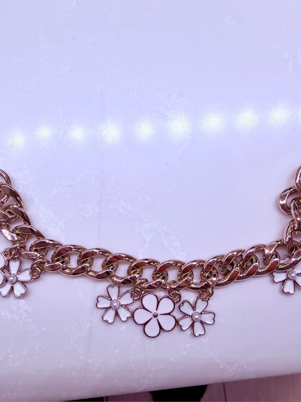 Flower Bag Charm and Strap Extender